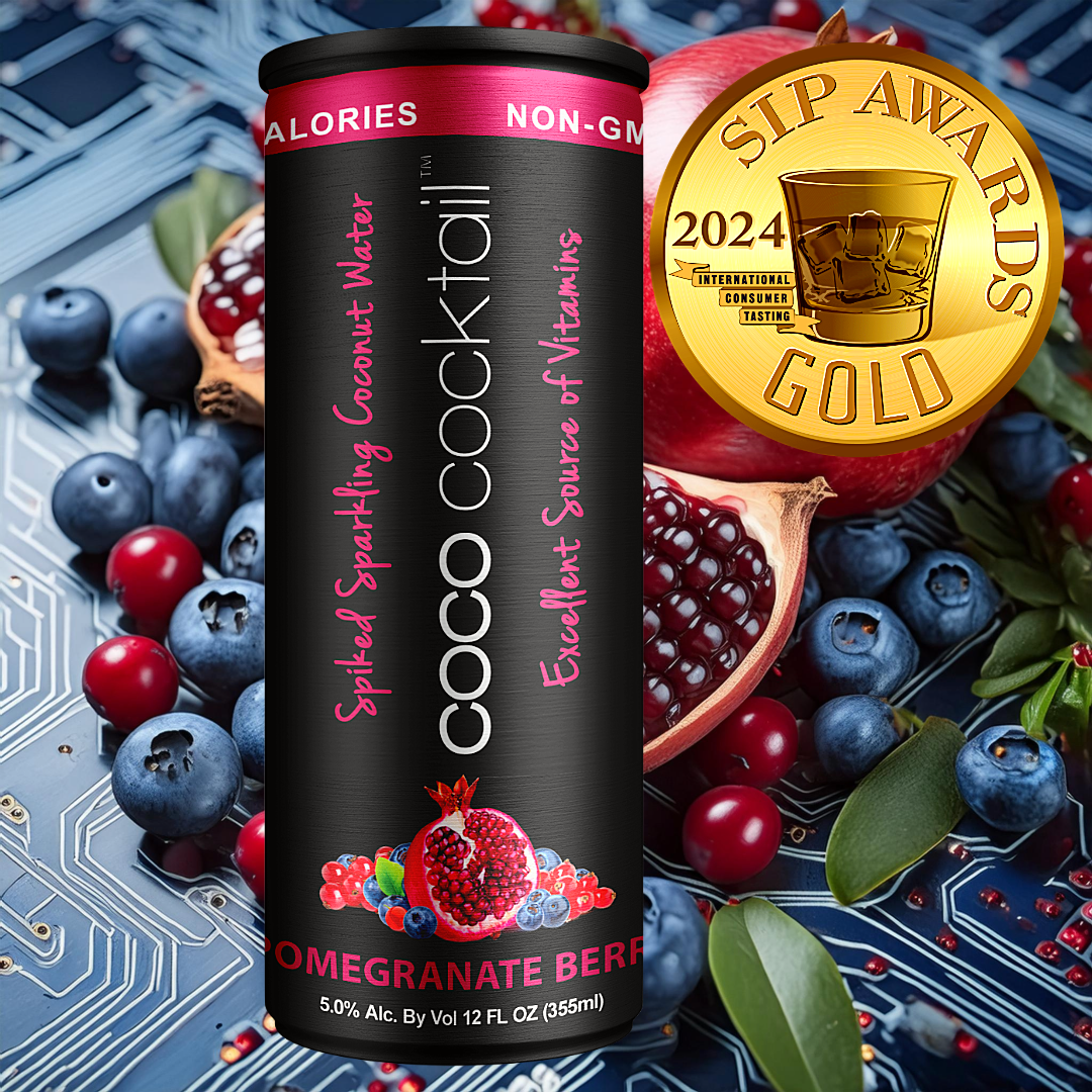 COCO COCKTAIL - POMEGRANATE BERRY (24-can case)